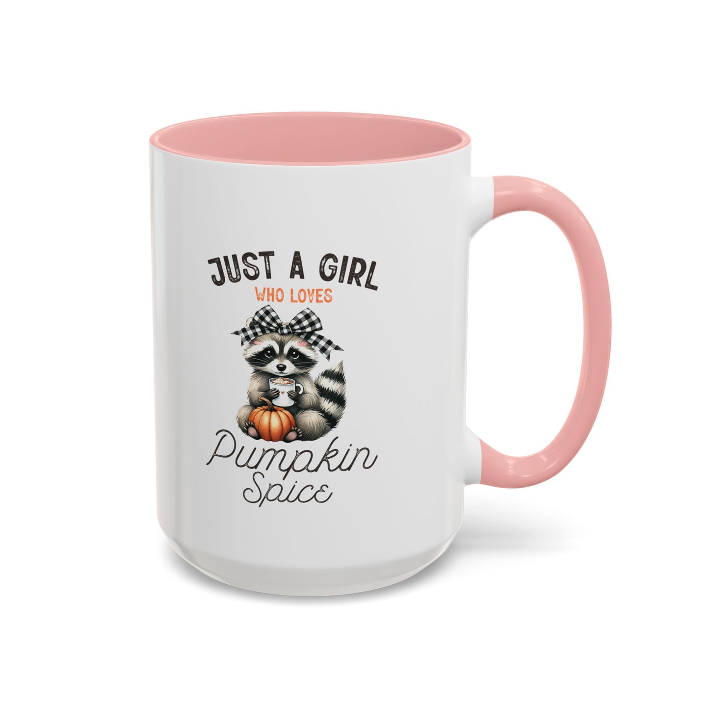 Girl Loves Pumpkin Spice Home Sweet Home Gift | 11oz | 15oz | White Color Rimmed Mug | Girl Soccer Player