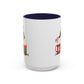 Yippee Ki Yay Home Sweet Home Gift | 11oz | 15oz | White Color Rimmed Mug | Girl Soccer Player