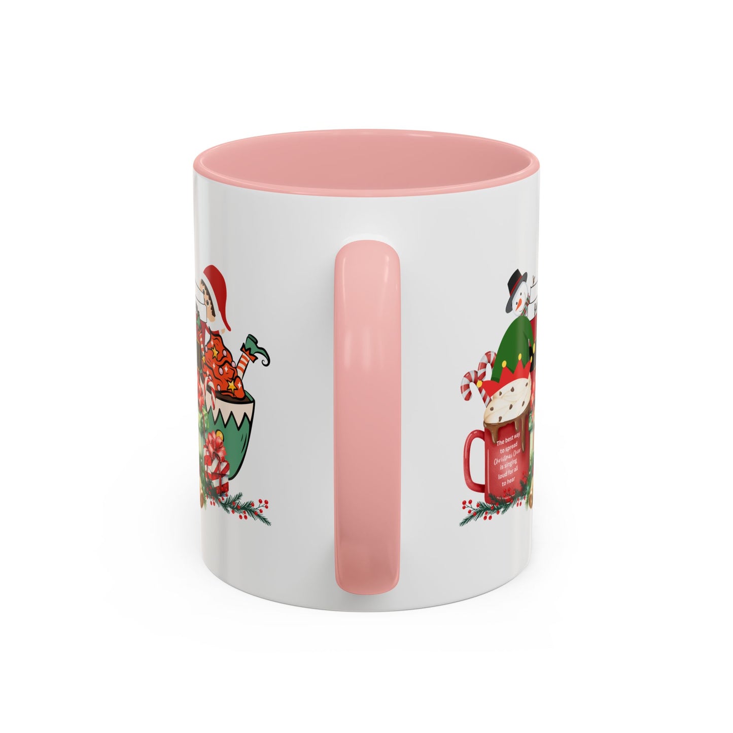 Merry Christmas with a Bang Home Sweet Home Gift | 11oz | 15oz | White Color Rimmed Mug | Girl Soccer Player