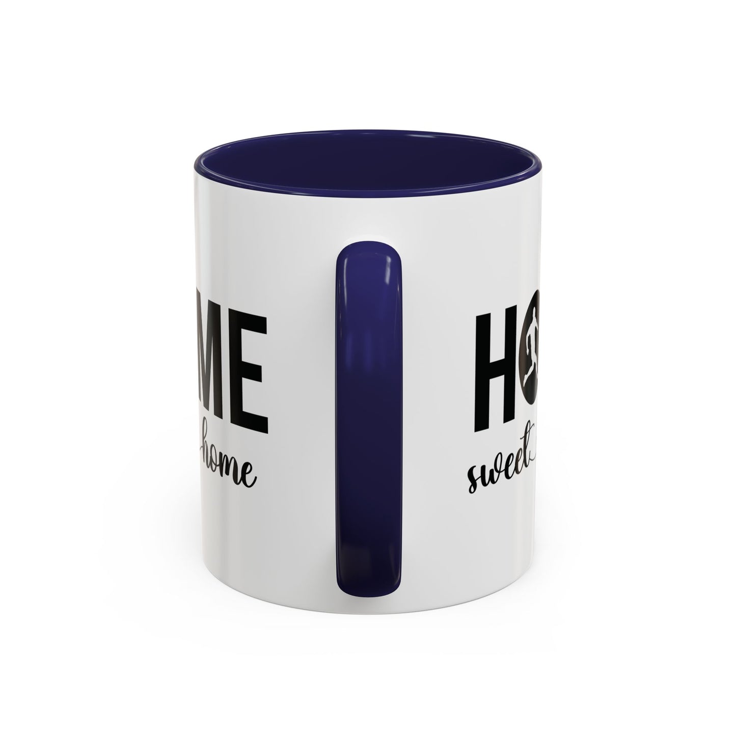 Male Soccer Player Home Sweet Home | Sports | Soccer | Housewarming | 15oz | 11oz White Mug | Color Rimmed