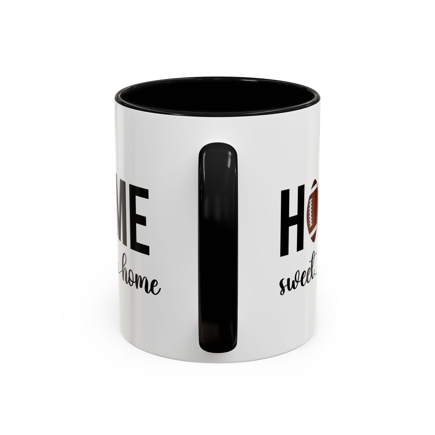 Football Player Home Sweet Home Gift | 11oz | 15oz | White Color Rimmed Mug