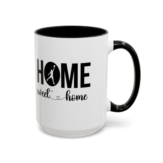 Bake, Sip Hot Cocoa and  Home Sweet Home Gift | 11oz | 15oz | White Color Rimmed Mug