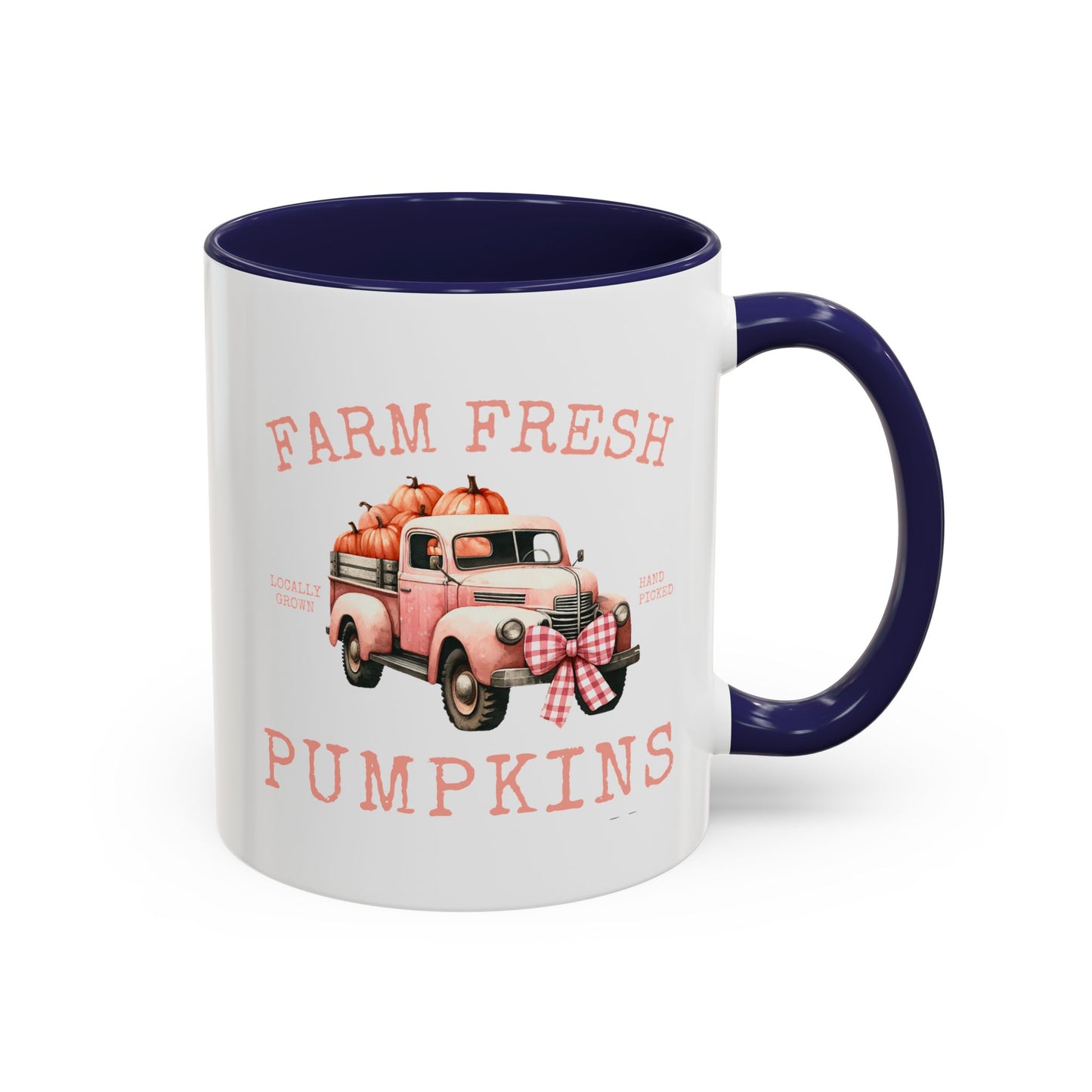 Farm Fresh Pumpkins Home Sweet Home Gift | 11oz | 15oz | White Color Rimmed Mug | Girl Soccer Player