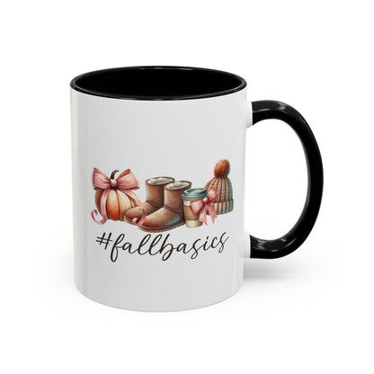 Fall Basics for a Cozy Season Home Sweet Home Gift | 11oz | 15oz | White Color Rimmed Mug