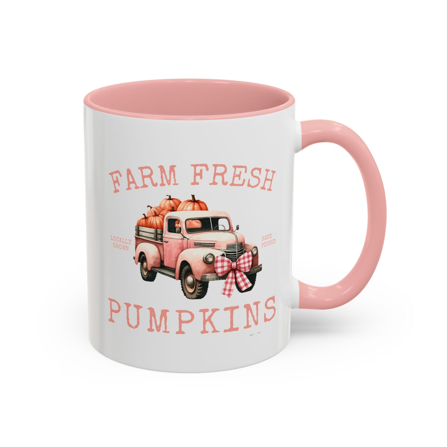 Farm Fresh Pumpkins Home Sweet Home Gift | 11oz | 15oz | White Color Rimmed Mug | Girl Soccer Player