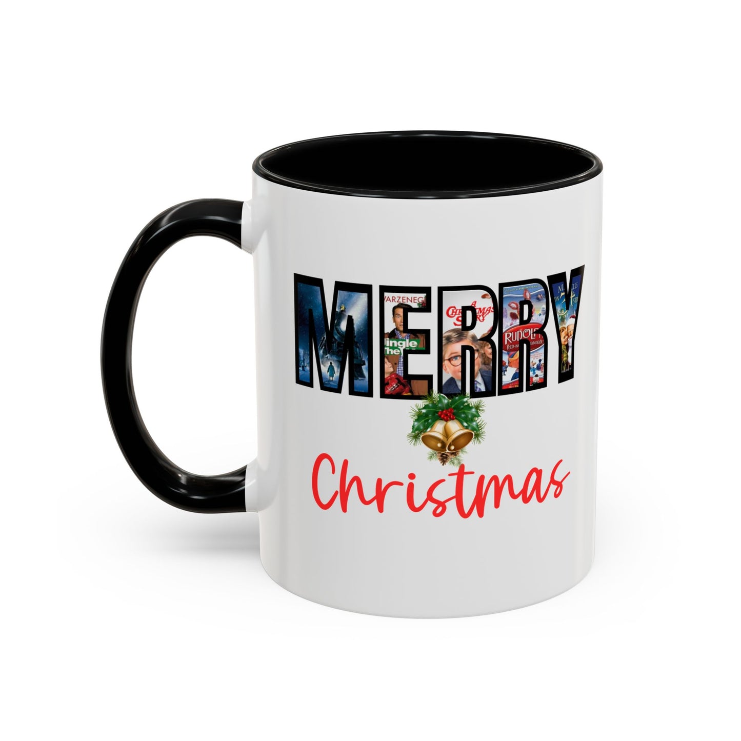 Merry Christmas Home Sweet Home Gift | 11oz | 15oz | White Color Rimmed Mug