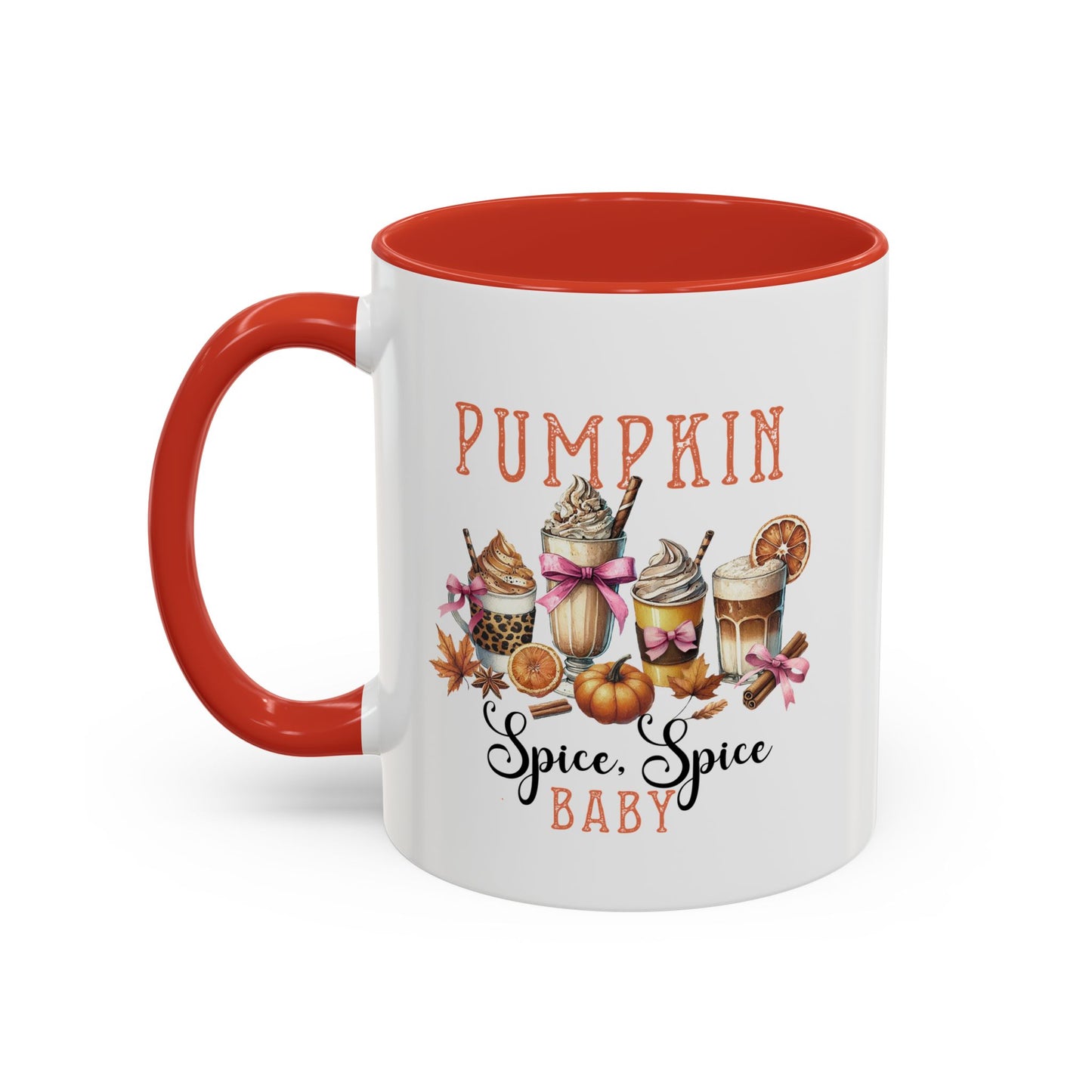 Pumpkin Spice Baby Home Sweet Home Gift | 11oz | 15oz | White Color Rimmed Mug