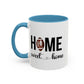 Football Player Home Sweet Home Gift | 11oz | 15oz | White Color Rimmed Mug