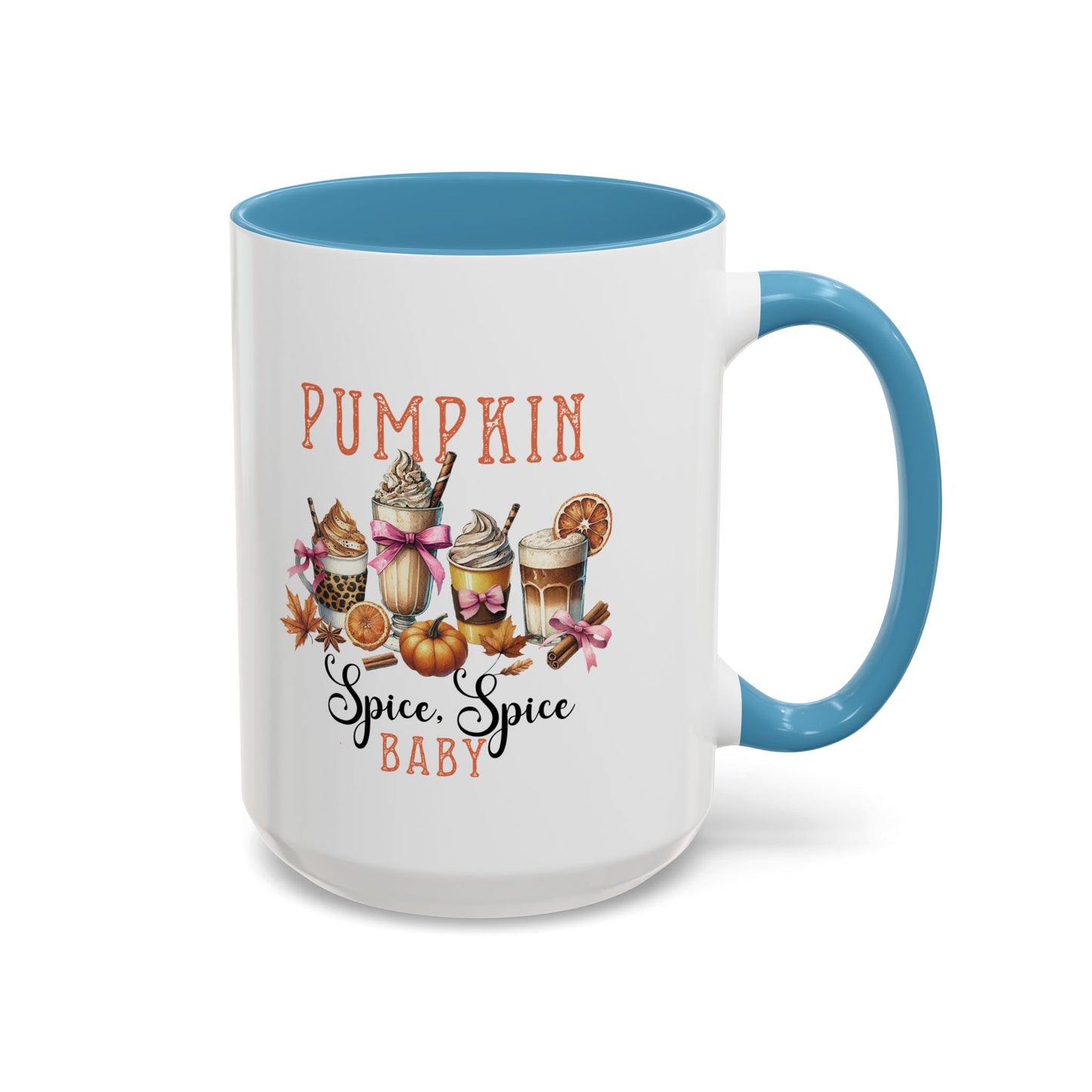 Pumpkin Spice Baby Home Sweet Home Gift | 11oz | 15oz | White Color Rimmed Mug