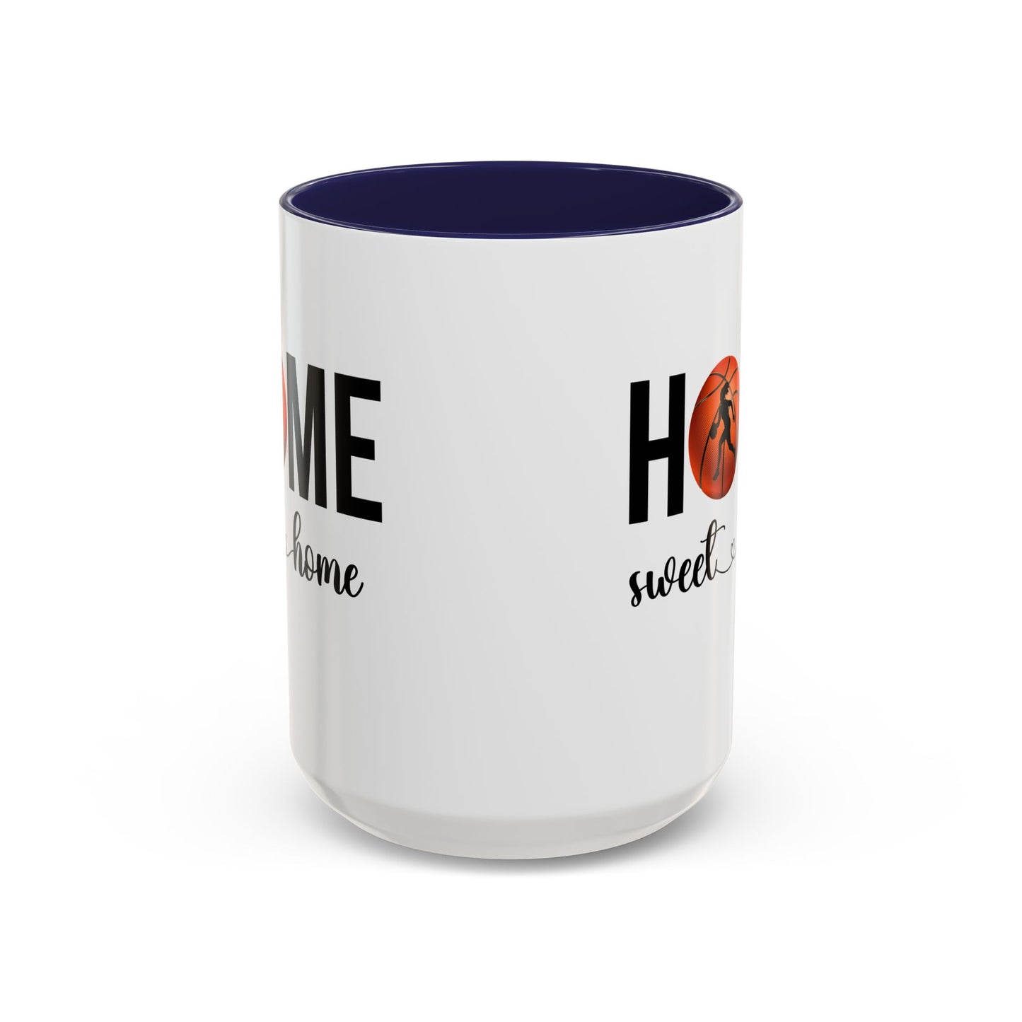 Bake, Sip Hot Cocoa and  Home Sweet Home Gift | 11oz | 15oz | White Color Rimmed Mug