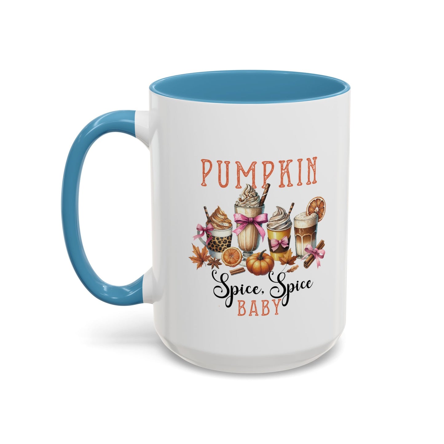 Pumpkin Spice Baby Home Sweet Home Gift | 11oz | 15oz | White Color Rimmed Mug