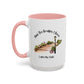 May The Bridges I Burn Light The Way Home Sweet Home Gift | 11oz | 15oz | White Color Rimmed Mug | Girl Soccer Player