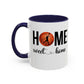 Bake, Sip Hot Cocoa  Home Sweet Home Gift | 11oz | 15oz | White Color Rimmed Mug