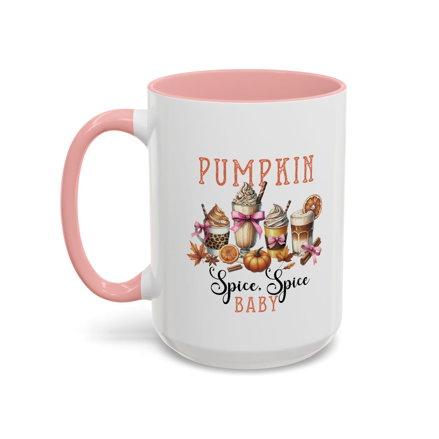 Pumpkin Spice Baby Home Sweet Home Gift | 11oz | 15oz | White Color Rimmed Mug