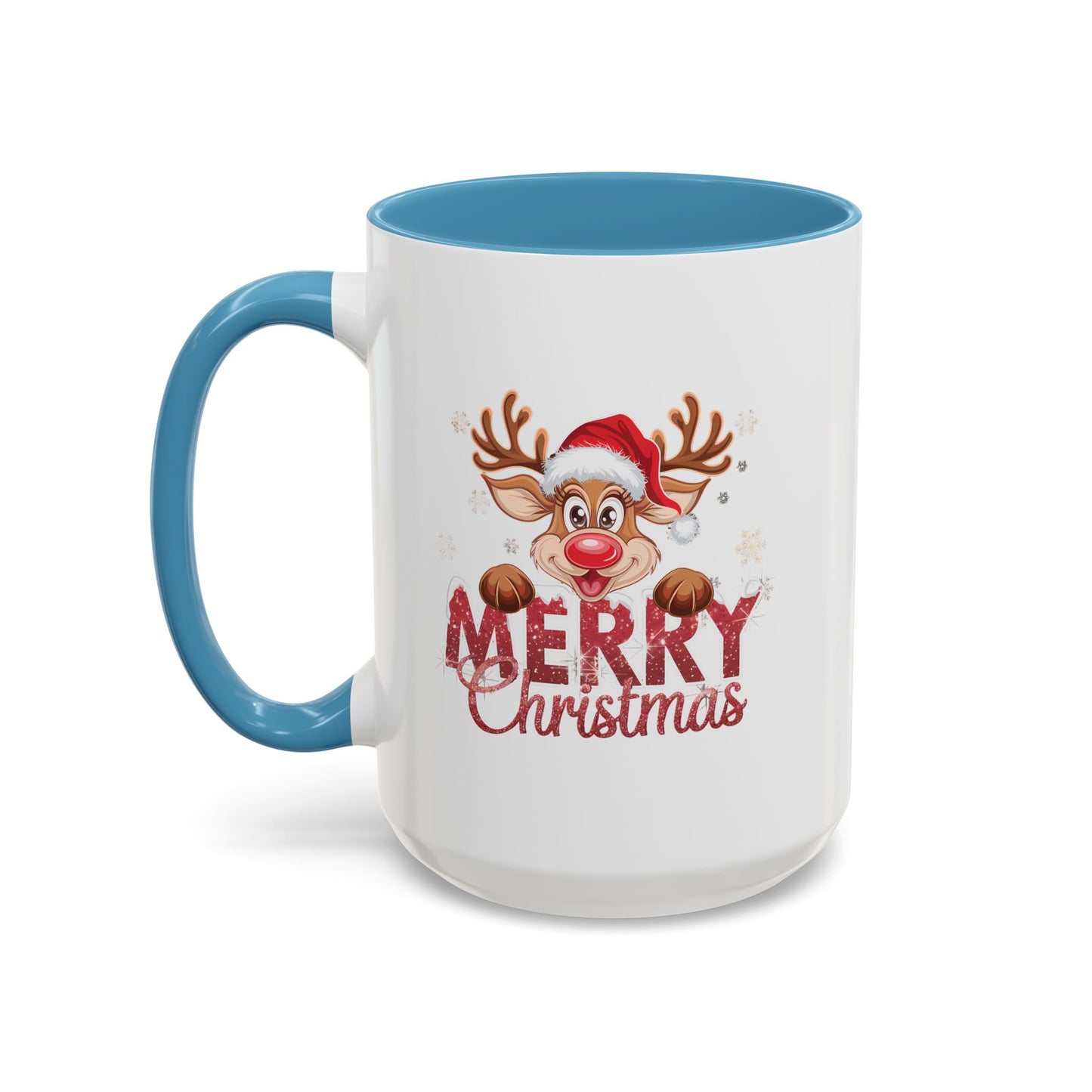 Merry Christmas Home Sweet Home Gift | 11oz | 15oz | White Color Rimmed Mug