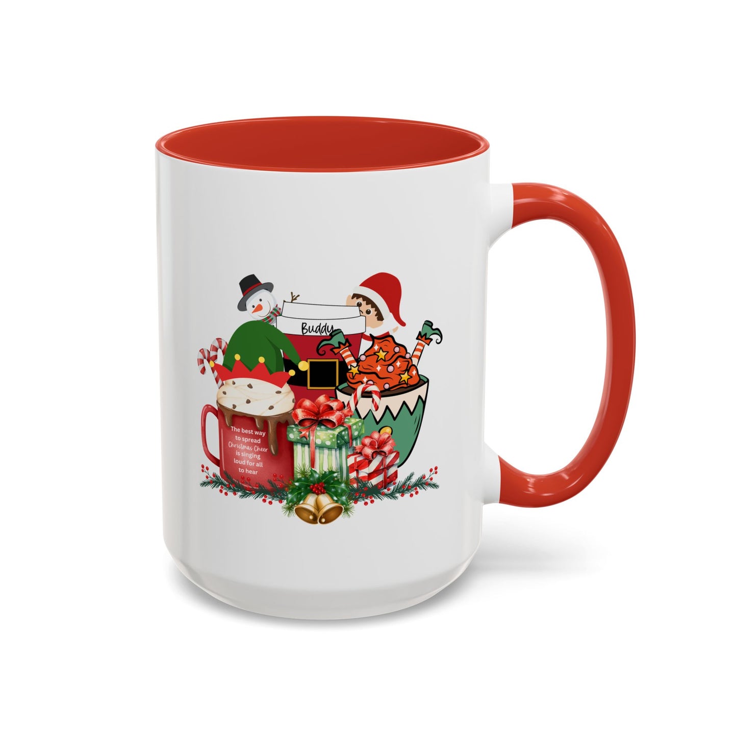 Merry Christmas with a Bang Home Sweet Home Gift | 11oz | 15oz | White Color Rimmed Mug | Girl Soccer Player