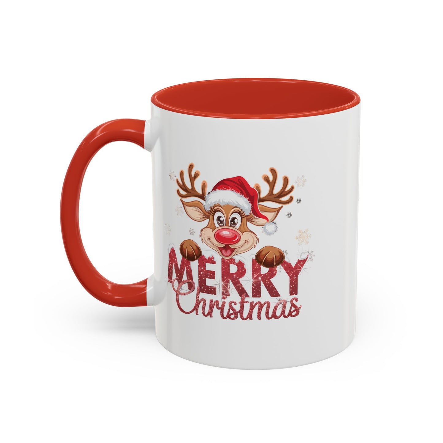 Merry Christmas Home Sweet Home Gift | 11oz | 15oz | White Color Rimmed Mug