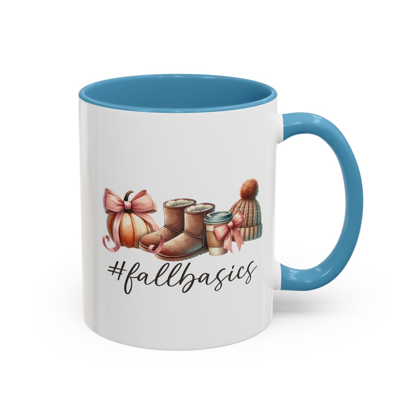 Fall Basics for a Cozy Season Home Sweet Home Gift | 11oz | 15oz | White Color Rimmed Mug