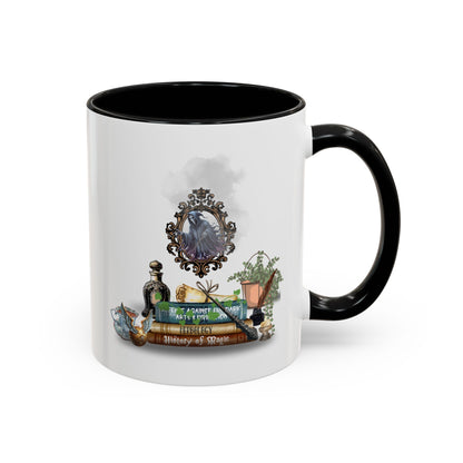 Witches Books Home Sweet Home Gift | 11oz | 15oz | White Color Rimmed Mug | Girl Soccer Player