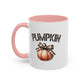 Pumpkin Home Sweet Home Gift | 11oz | 15oz | White Color Rimmed Mug | Girl Soccer Player