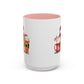 Merry Christmas Home Sweet Home Gift | 11oz | 15oz | White Color Rimmed Mug | Girl Soccer Player