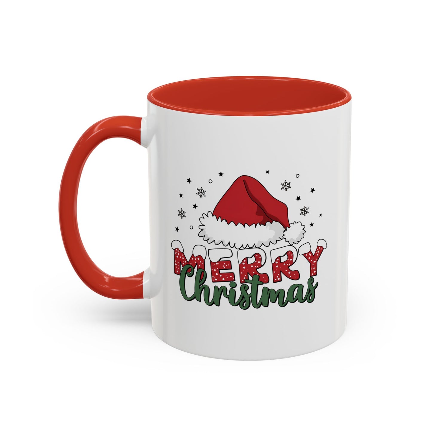 Merry Christmas Home Sweet Home Gift | 11oz | 15oz | White Color Rimmed Mug | Girl Soccer Player