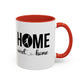 Football Player Home Sweet Home Gift | 11oz | 15oz | White Color Rimmed Mug