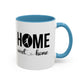 Football Player Home Sweet Home Gift | 11oz | 15oz | White Color Rimmed Mug