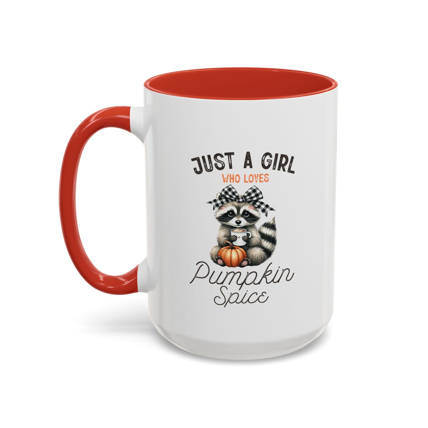 Girl Loves Pumpkin Spice Home Sweet Home Gift | 11oz | 15oz | White Color Rimmed Mug | Girl Soccer Player