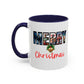 Merry Christmas Home Sweet Home Gift | 11oz | 15oz | White Color Rimmed Mug