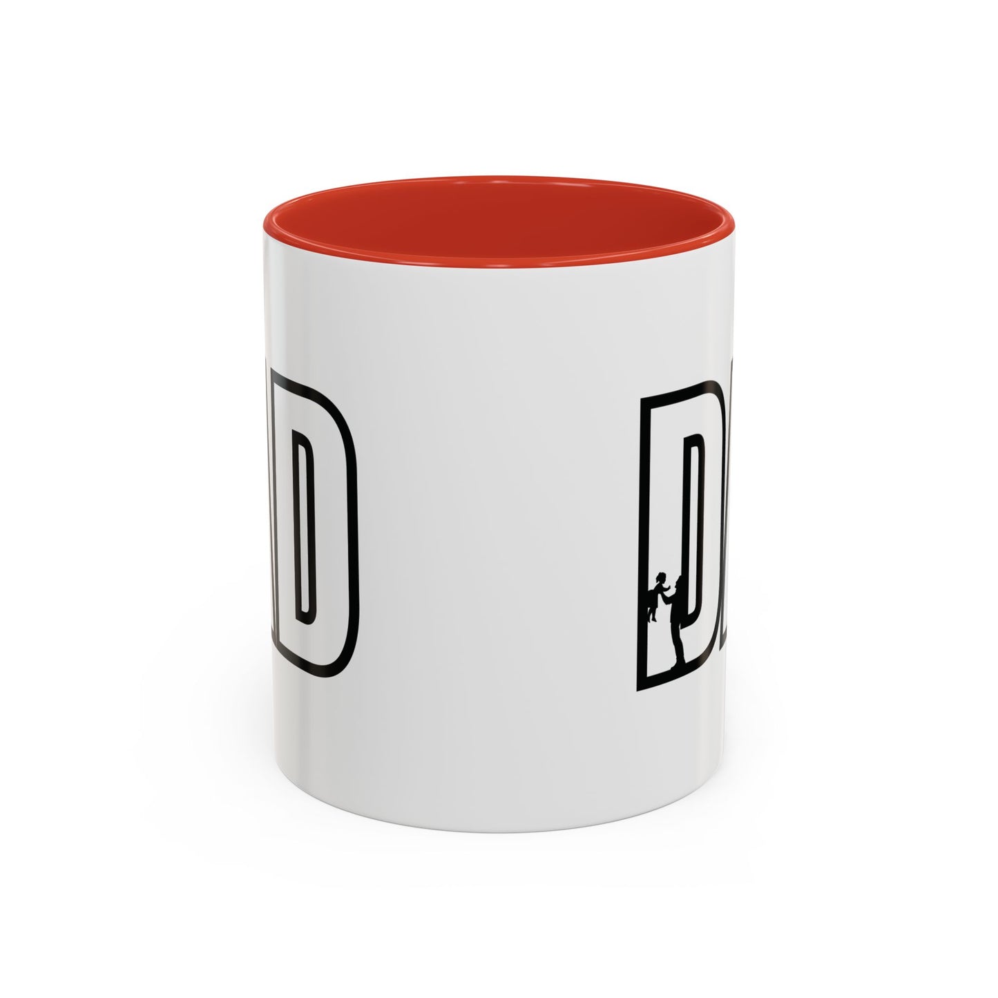 Unique Dad Father's Day Gift | White 11oz Color Rimmed Mug