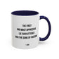 Freedom Home Sweet Home Gift | 11oz | 15oz | White Color Rimmed Mug | Girl Soccer Player