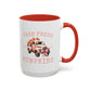 Farm Fresh Pumpkins Home Sweet Home Gift | 11oz | 15oz | White Color Rimmed Mug | Girl Soccer Player