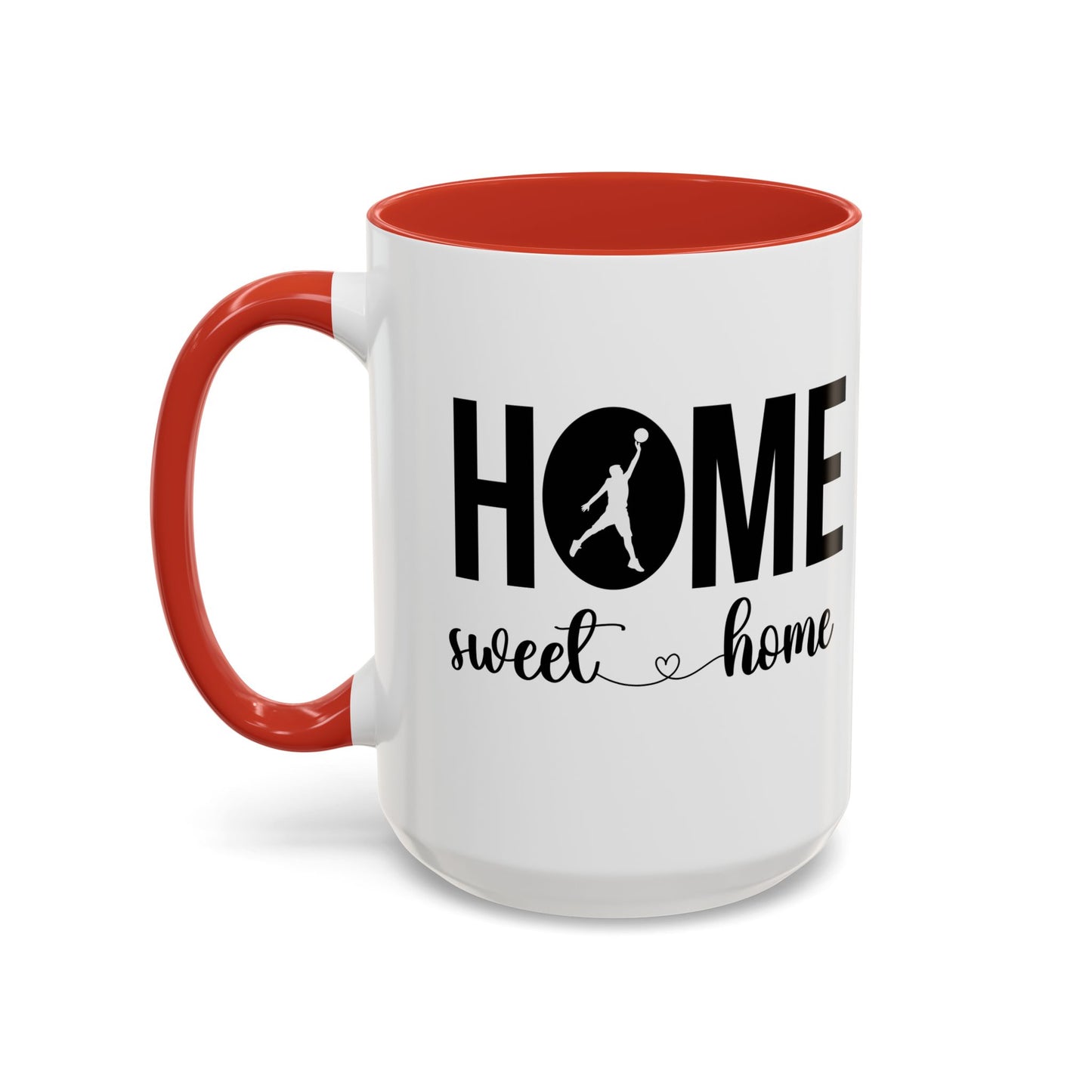 Football Player Home Sweet Home Gift | 11oz | 15oz | White Color Rimmed Mug