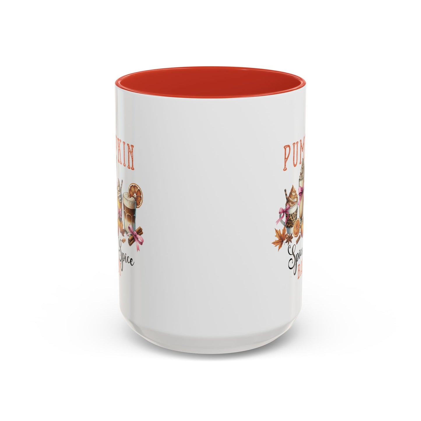 Pumpkin Spice Baby Home Sweet Home Gift | 11oz | 15oz | White Color Rimmed Mug