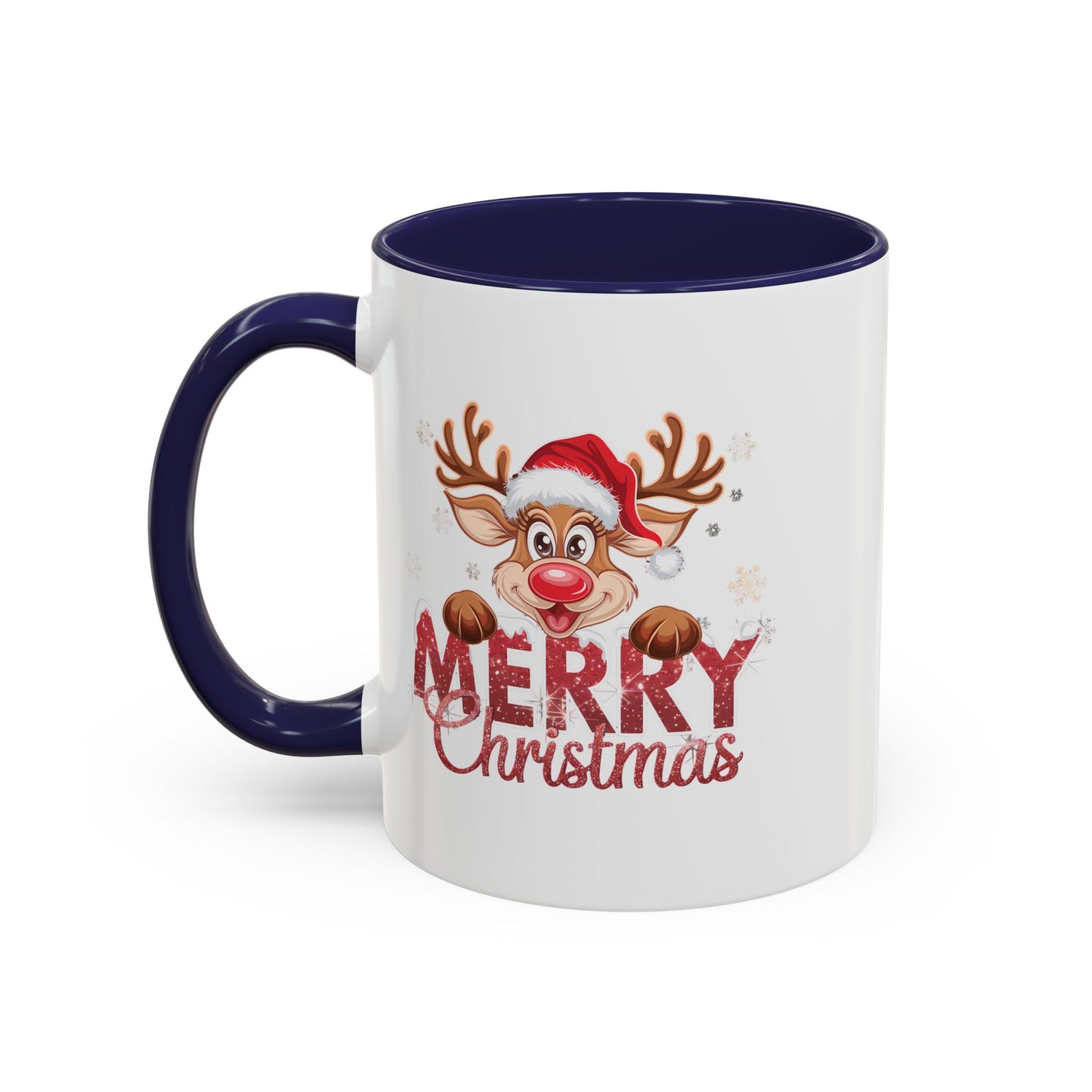 Merry Christmas Home Sweet Home Gift | 11oz | 15oz | White Color Rimmed Mug