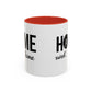 Football Player Home Sweet Home Gift | 11oz | 15oz | White Color Rimmed Mug