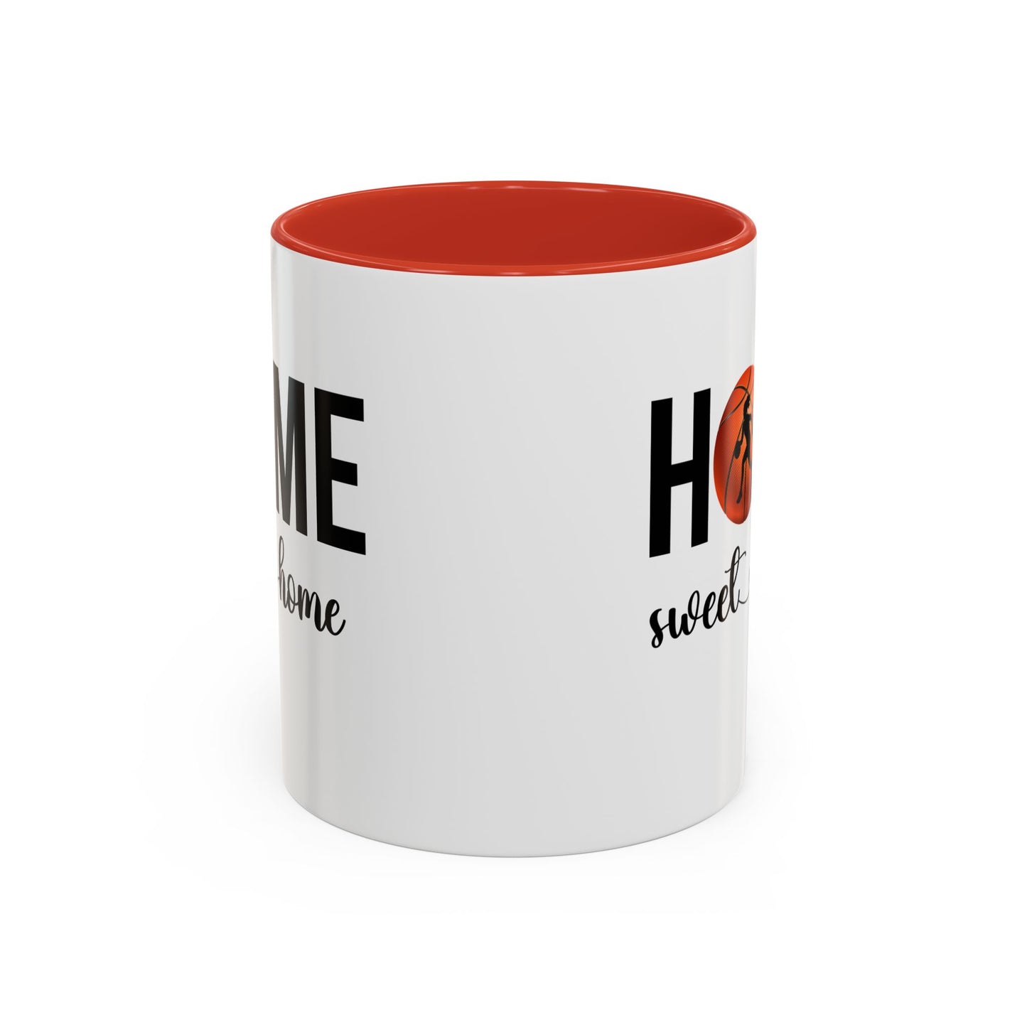 Bake, Sip Hot Cocoa and  Home Sweet Home Gift | 11oz | 15oz | White Color Rimmed Mug