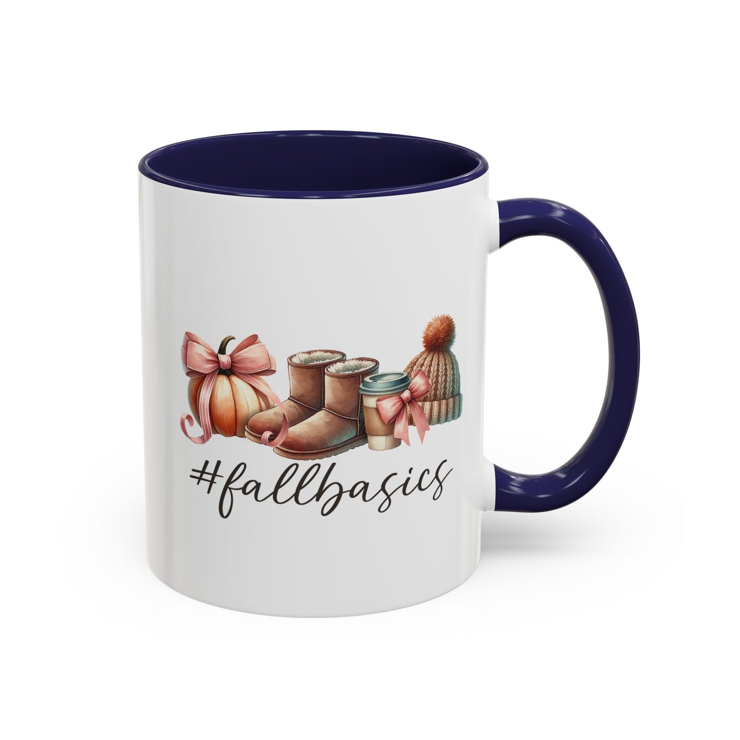 Fall Basics for a Cozy Season Home Sweet Home Gift | 11oz | 15oz | White Color Rimmed Mug