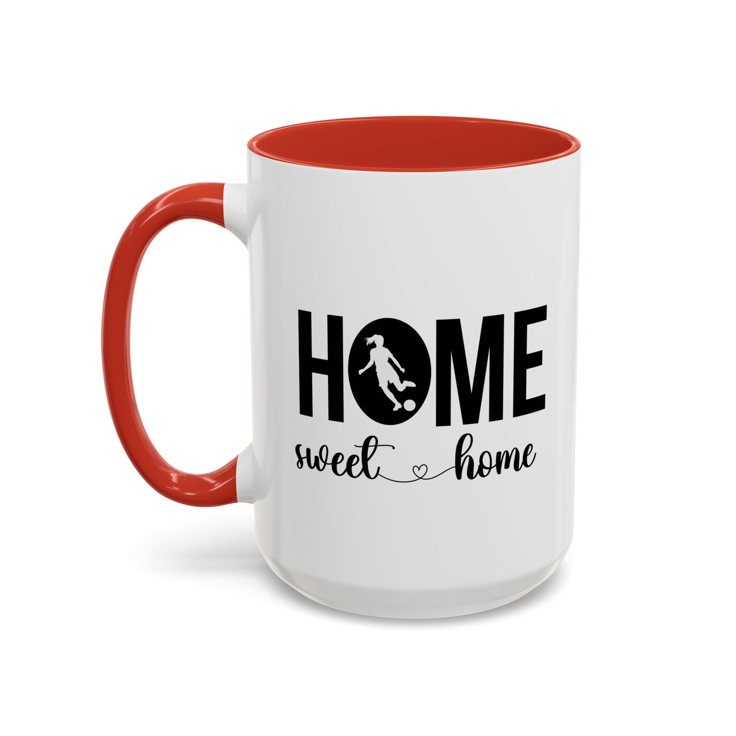 Sports Fan Home Sweet Home Gift | 11oz | 15oz | White Color Rimmed Mug