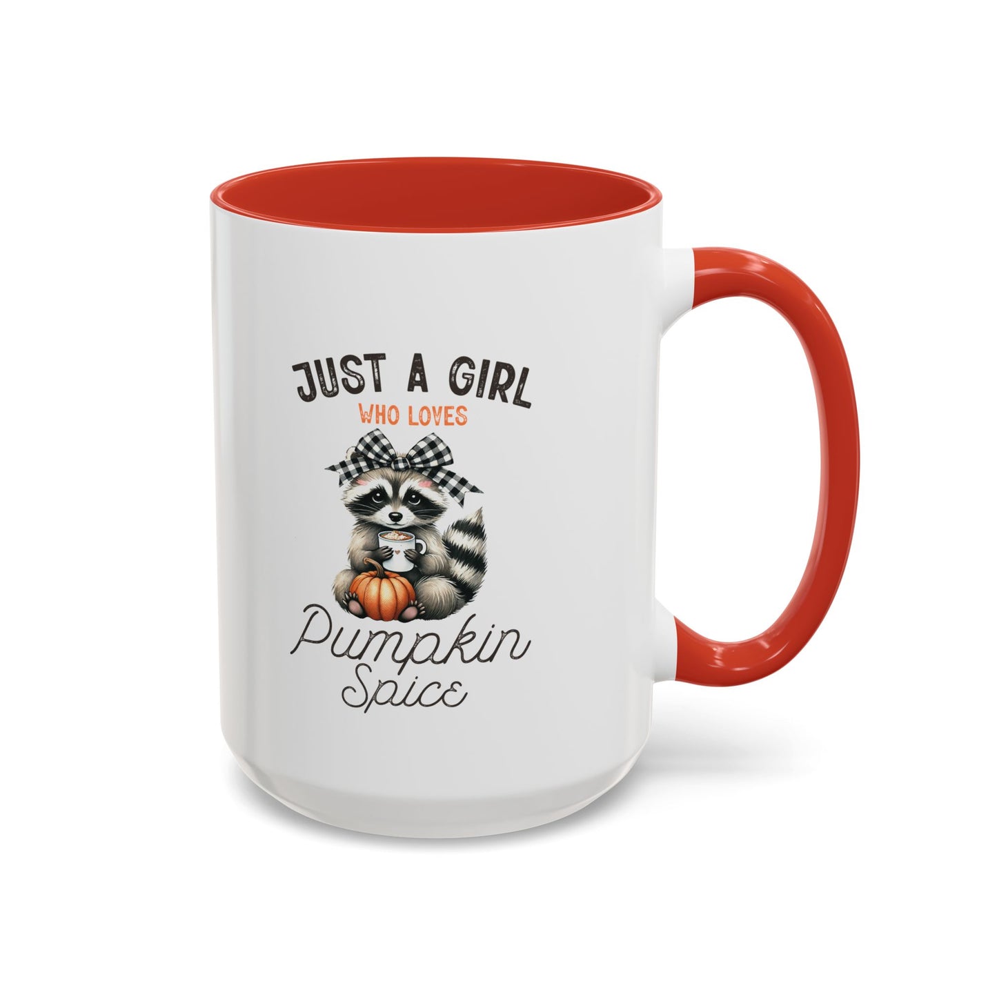 Girl Loves Pumpkin Spice Home Sweet Home Gift | 11oz | 15oz | White Color Rimmed Mug | Girl Soccer Player