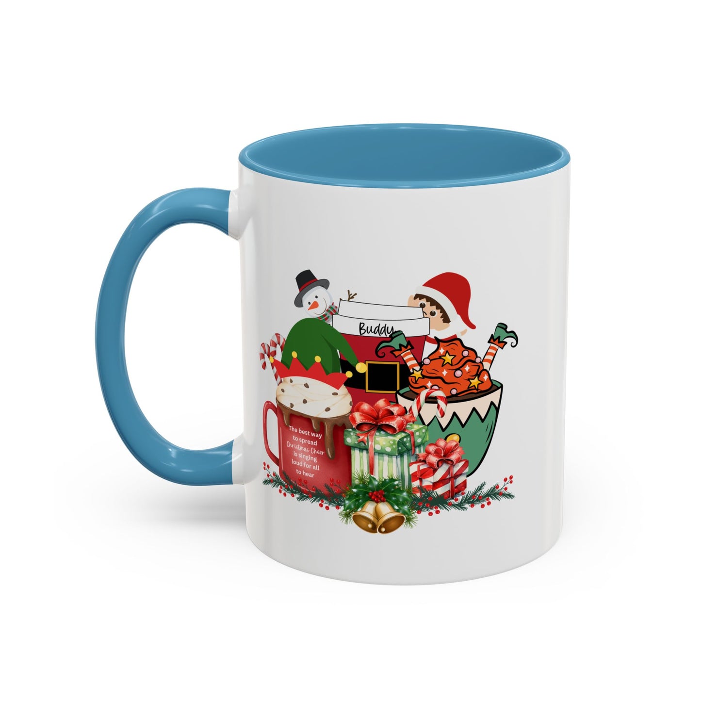 Merry Christmas with a Bang Home Sweet Home Gift | 11oz | 15oz | White Color Rimmed Mug | Girl Soccer Player