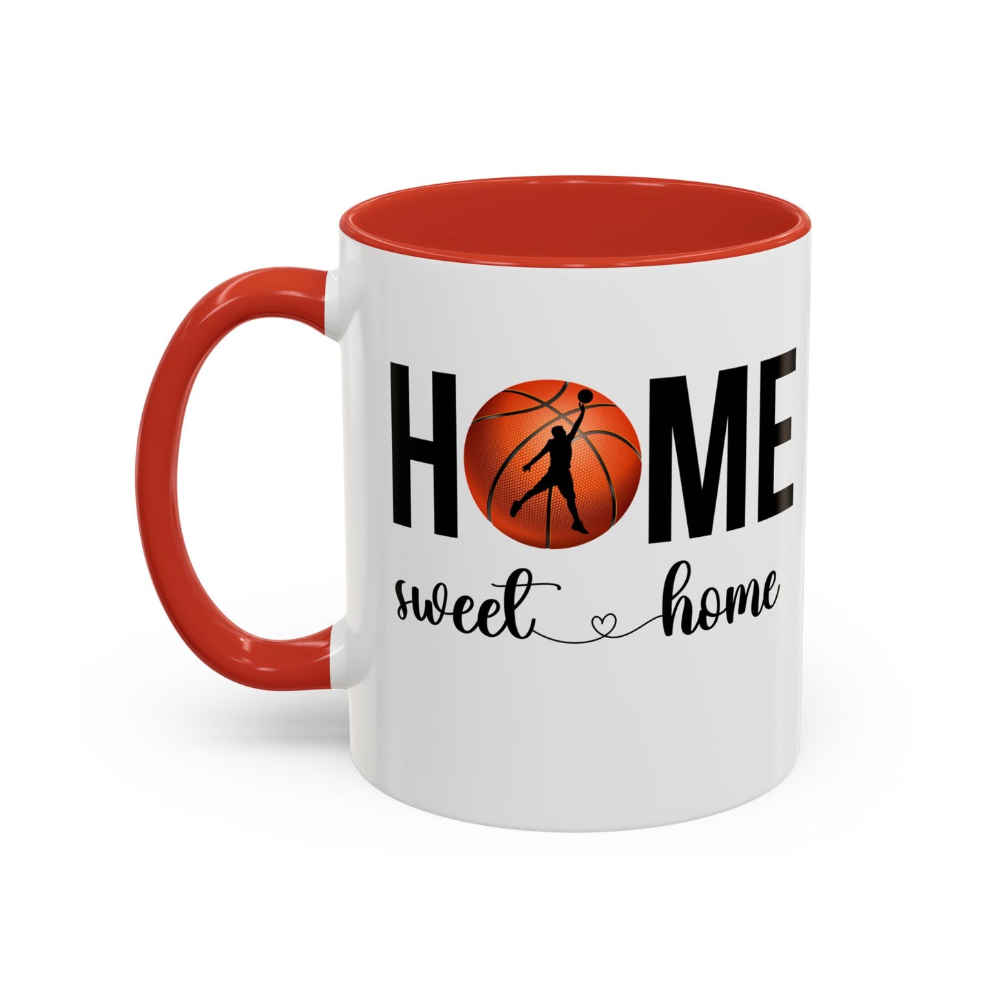 Bake, Sip Hot Cocoa  Home Sweet Home Gift | 11oz | 15oz | White Color Rimmed Mug