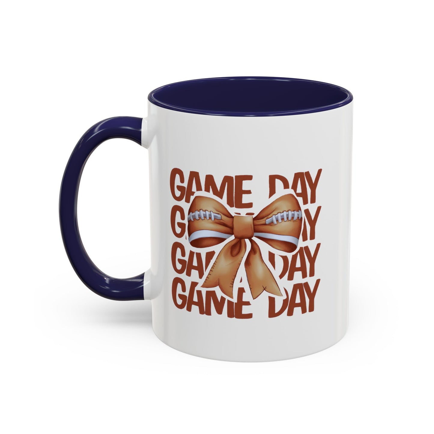 Game Day Home Sweet Home Gift | 11oz | 15oz | White Color Rimmed Mug | Girl Soccer Player