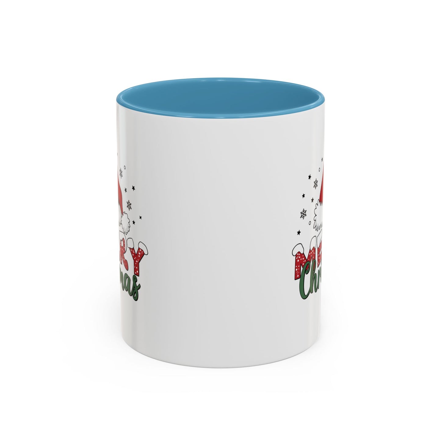 Merry Christmas Home Sweet Home Gift | 11oz | 15oz | White Color Rimmed Mug | Girl Soccer Player