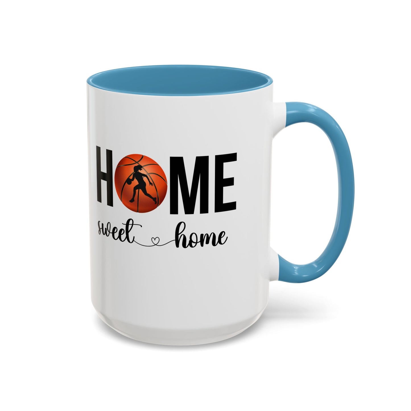 Bake, Sip Hot Cocoa and  Home Sweet Home Gift | 11oz | 15oz | White Color Rimmed Mug