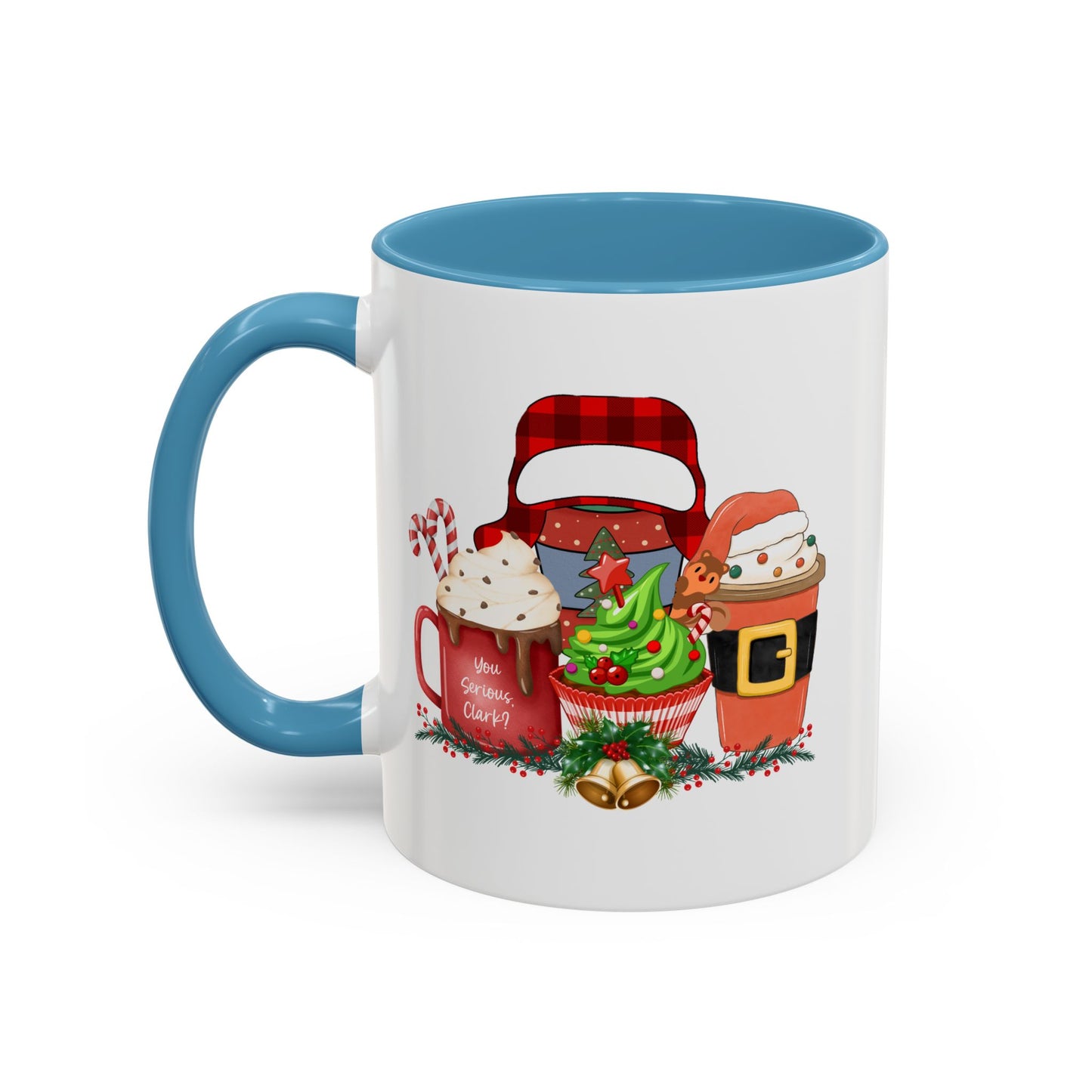 Merry Christmas Home Sweet Home Gift | 11oz | 15oz | White Color Rimmed Mug | Girl Soccer Player