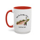 May The Bridges I Burn Light The Way Home Sweet Home Gift | 11oz | 15oz | White Color Rimmed Mug | Girl Soccer Player