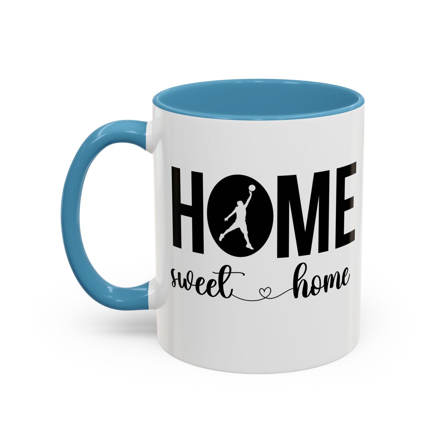 Bake, Sip Hot Cocoa and  Home Sweet Home Gift | 11oz | 15oz | White Color Rimmed Mug