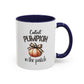 Cutest Pumpkin In The Patch Home Sweet Home Gift | 11oz | 15oz | White Color Rimmed Mug | Girl Soccer Player